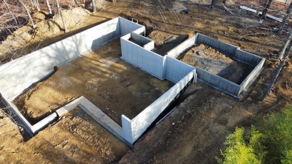 poured concrete foundation