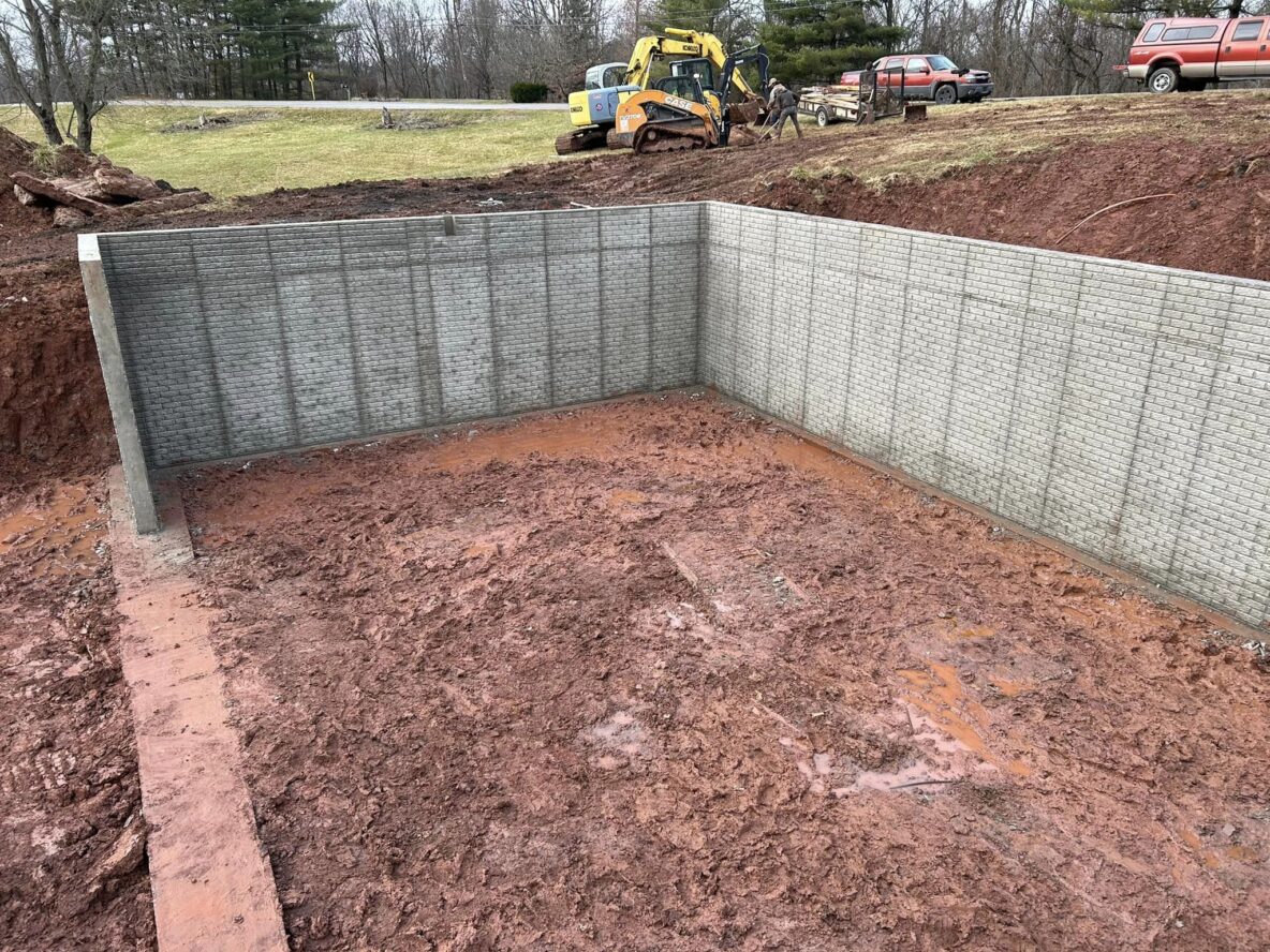 concrete poured walls