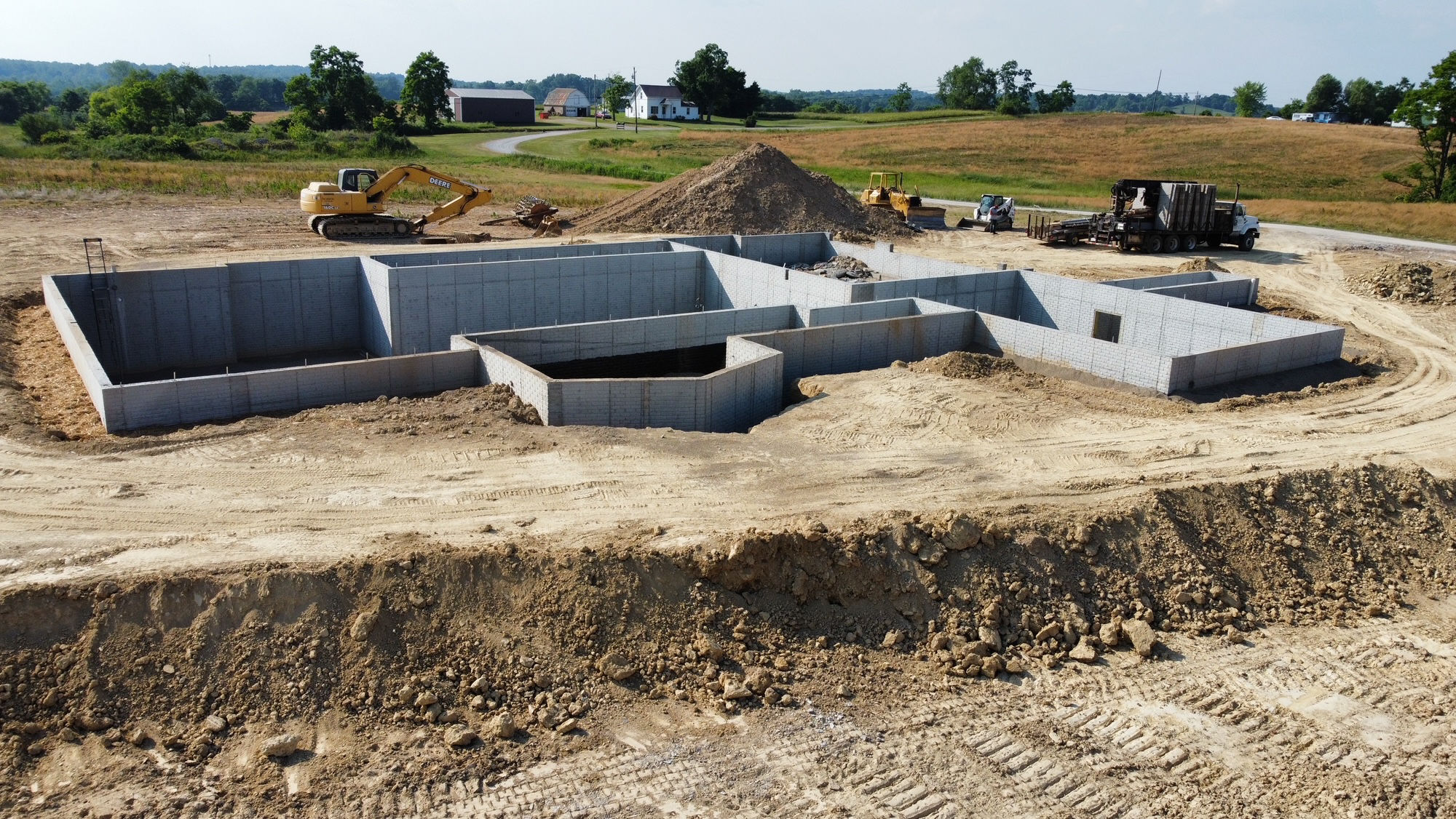 poured concrete wall