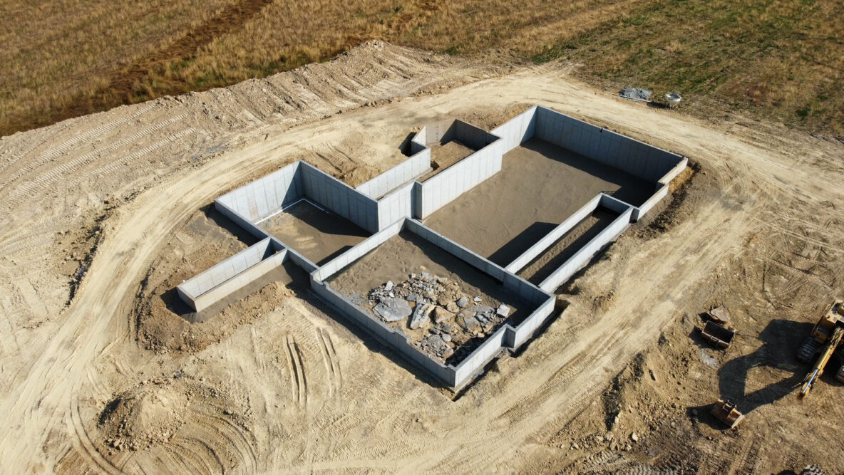 concrete foundation layout