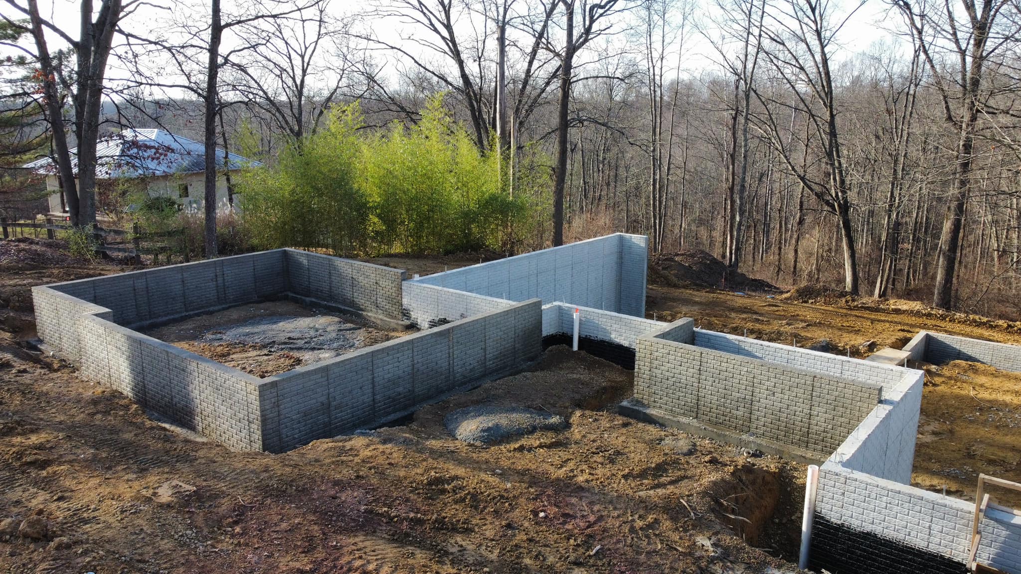 poured concrete walls custom layout