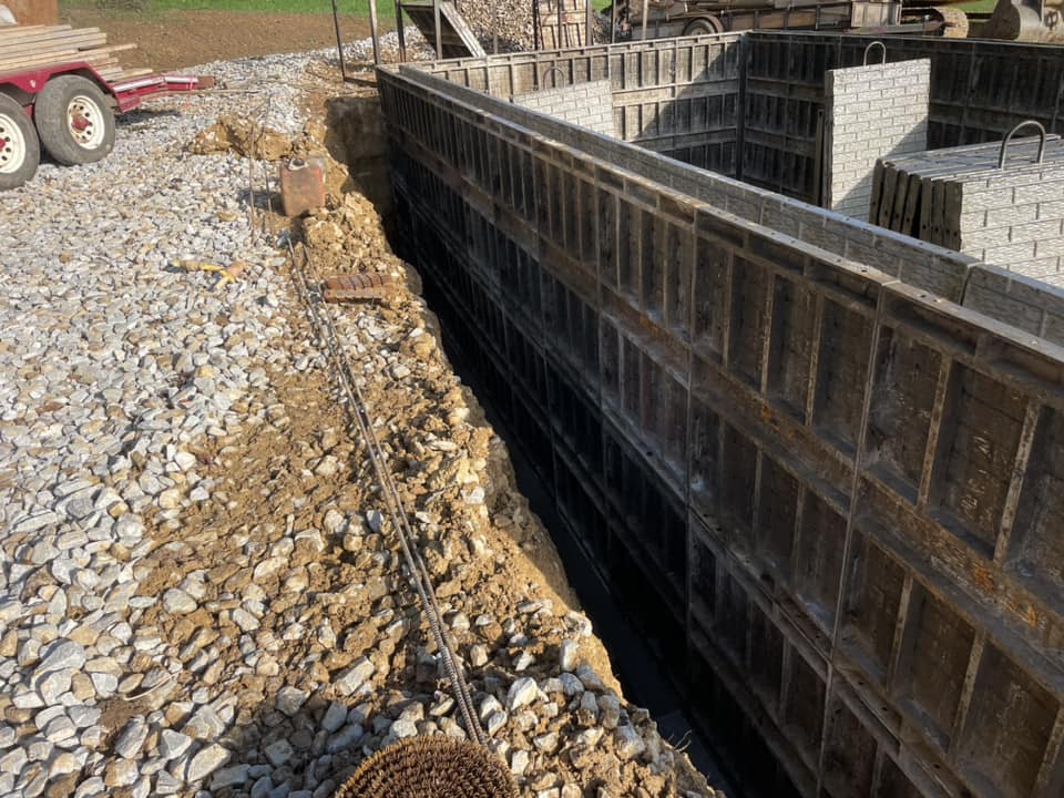 concrete poured wall work