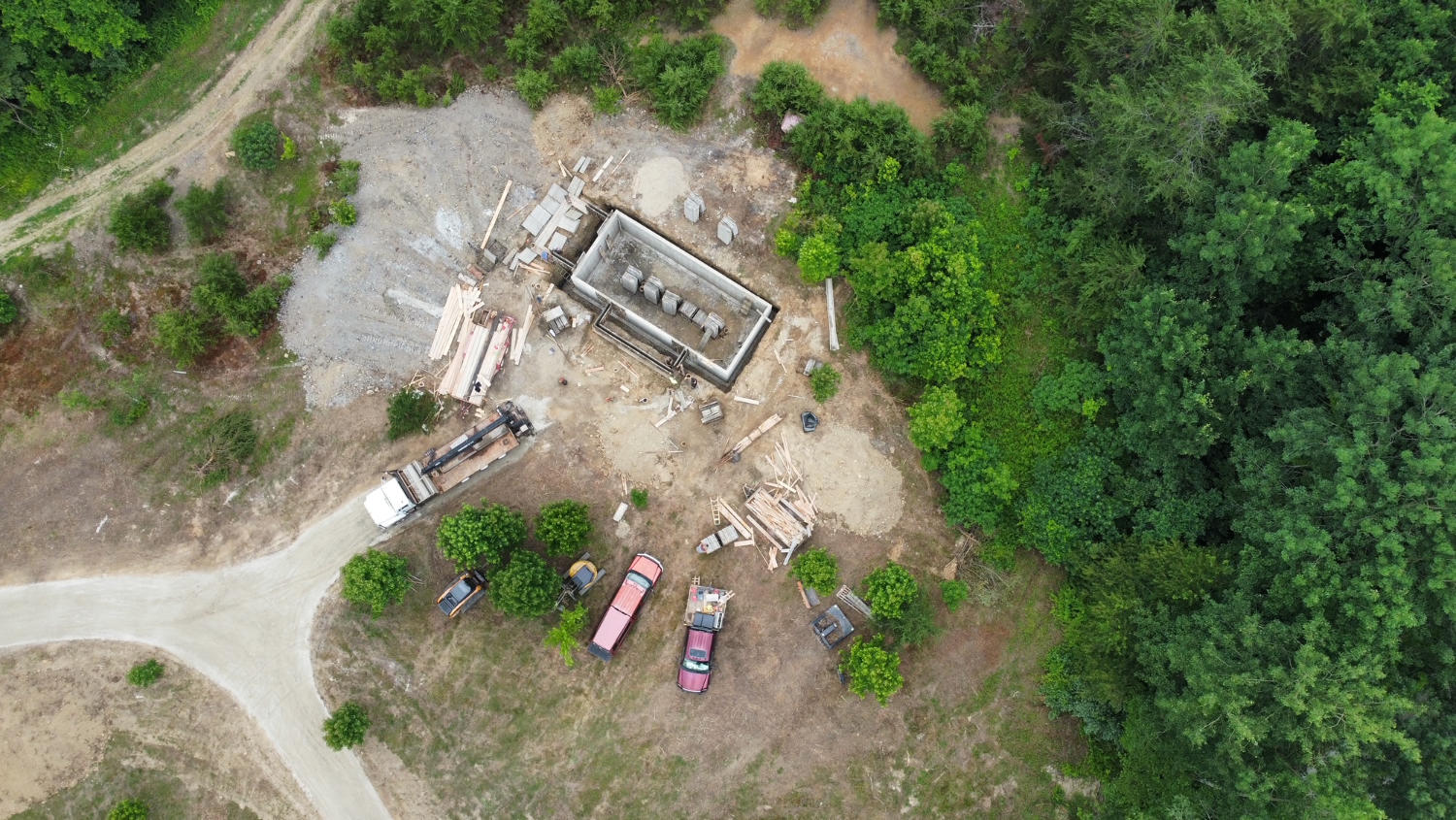 Featured image for “Concrete Poured Walls for Cabin | Hocking Hills, OH”