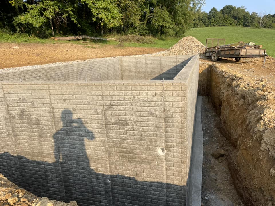 poured wall basement