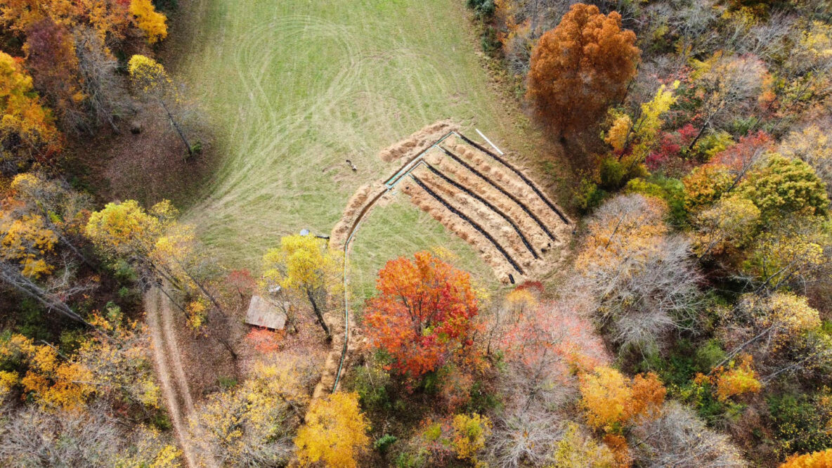 excavation for leach field