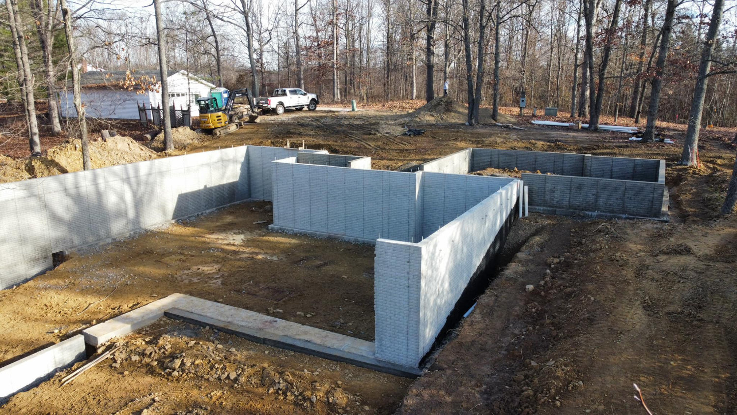 concrete wall foundation