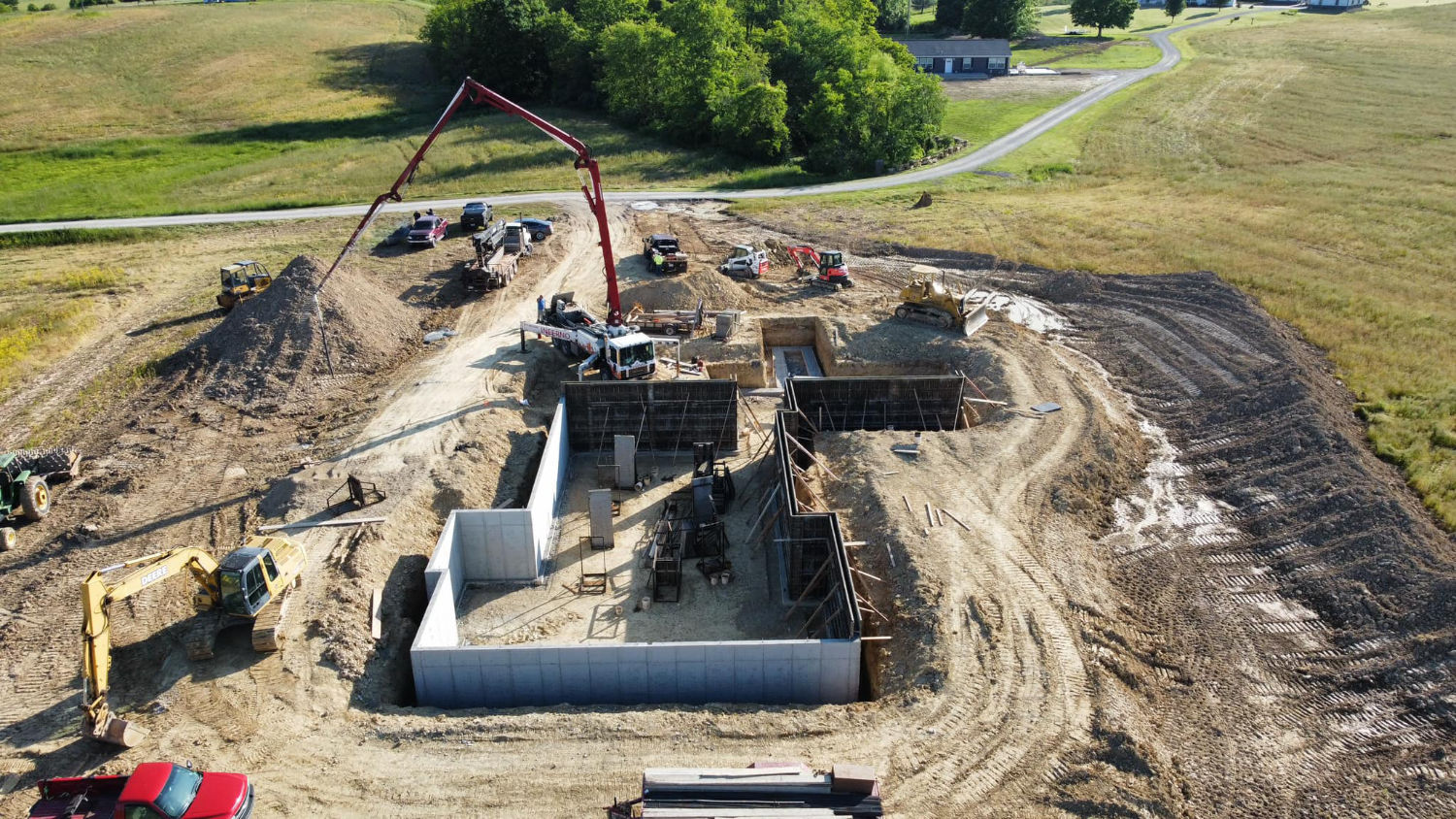 concrete basement wall construction