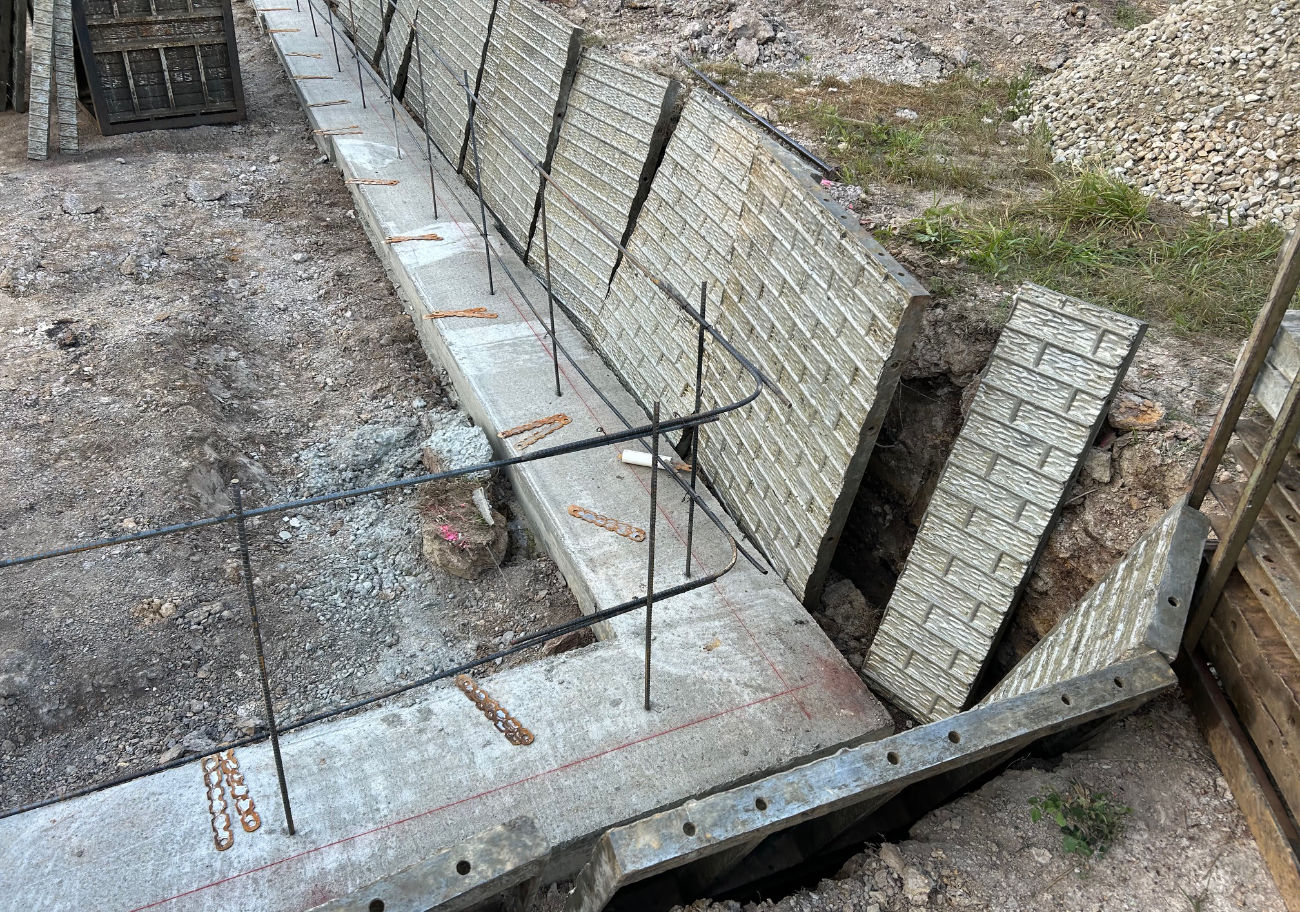 concrete foundation installation