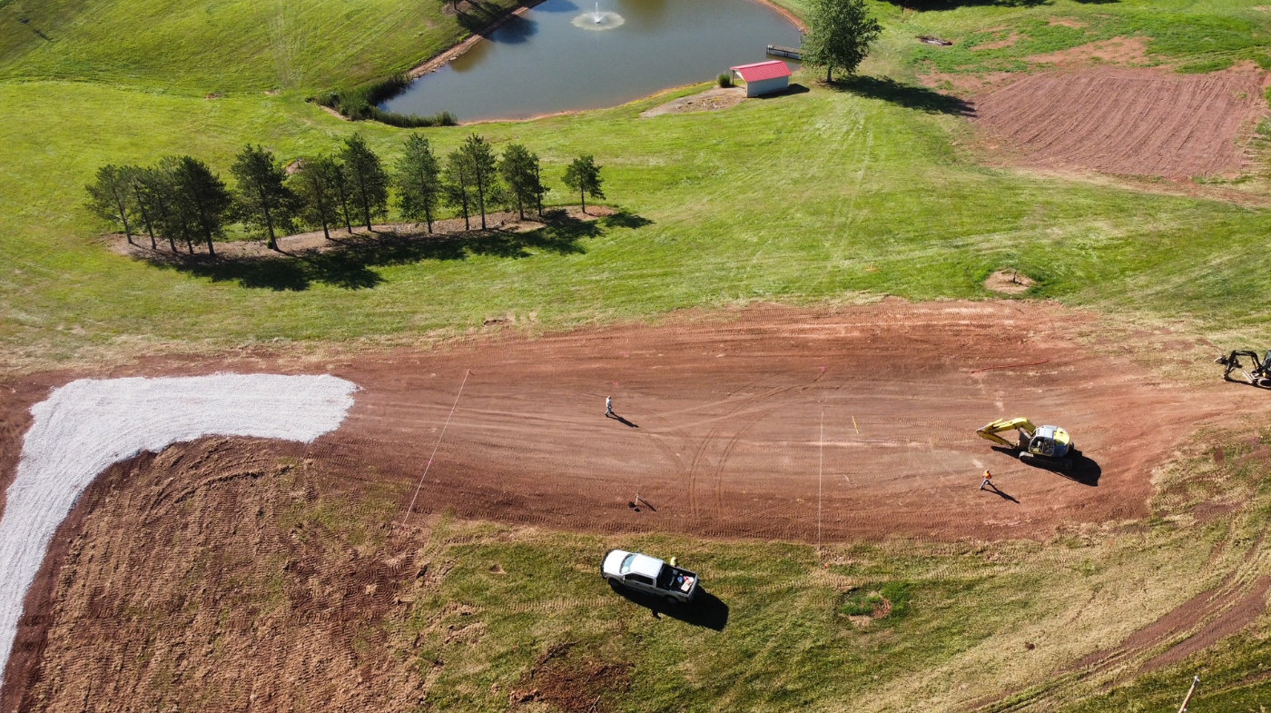 new home construction site